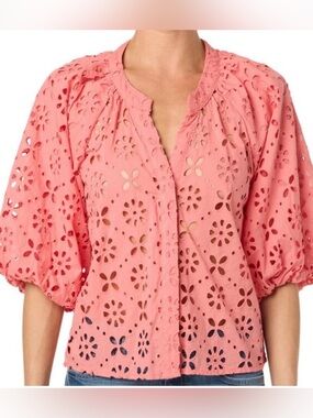 Joe's Jeans Eyelet Blouse
